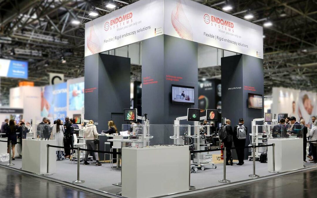 Numerous visitors at our EndoMed stand at Medica 2022